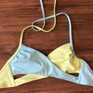 PINK bikini top (size small)